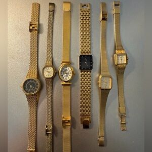 Elegant Gold and Silver Watch Collection
